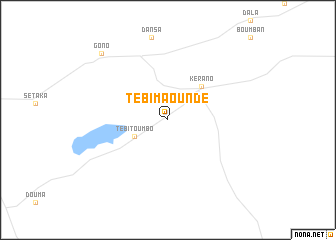 map of Tébi Maoundé