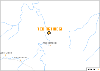 map of Tebingtinggi