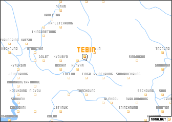 map of Tebin