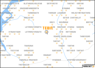 map of Tebin