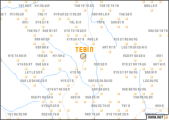 map of Tebin