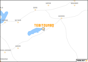 map of Tébi Toumbo