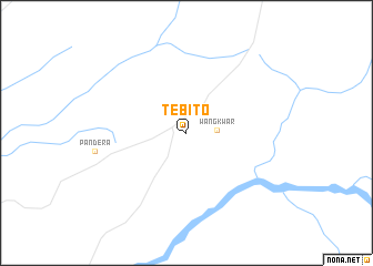 map of Teʼbito