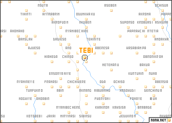 map of Tebi