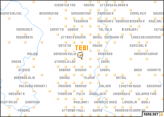 map of Tebi