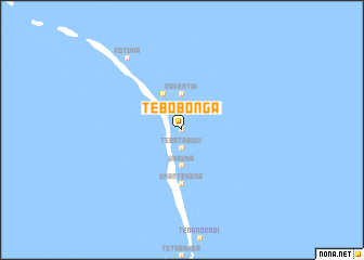 map of Tebobonga