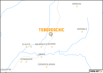 map of Teboreachic