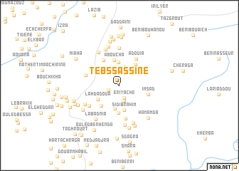 map of Tebssassine