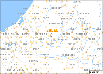 map of Tebuel