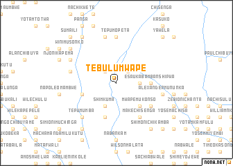 map of Tebulu Mwape