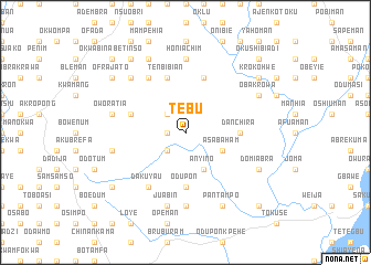 map of Tebu