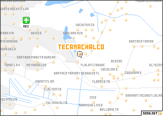 map of Tecamachalco