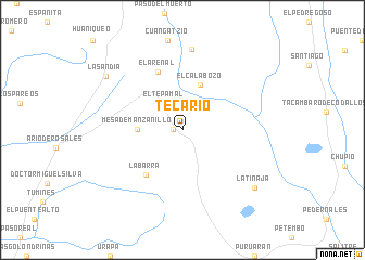 map of Tecario