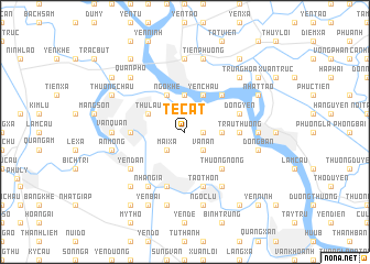 map of Tế Cát