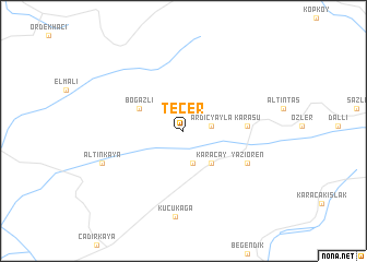 map of Tecer