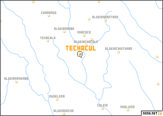 map of Techacul