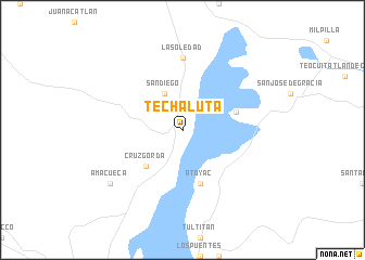 map of Techaluta