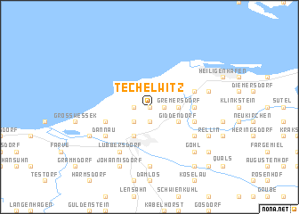 map of Techelwitz