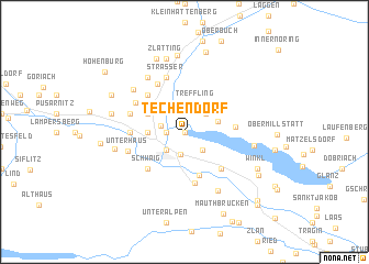 map of Techendorf