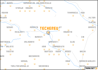 map of Techereu