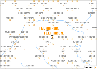 map of Techikrom