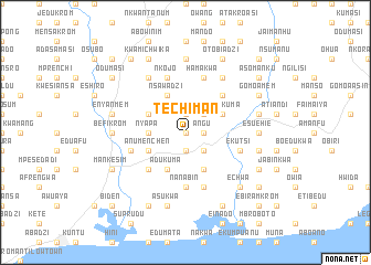 map of Techiman