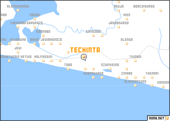 map of Techinta