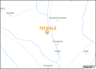 map of Techiulo