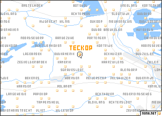 map of Teckop