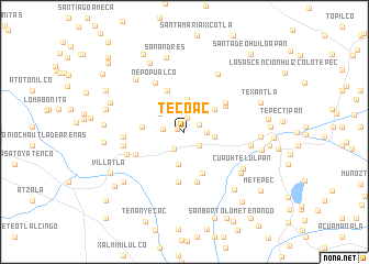 map of Tecoac