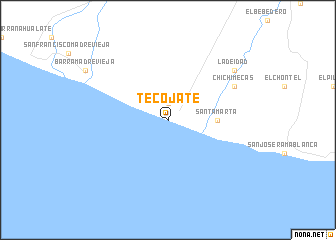 map of Tecojate