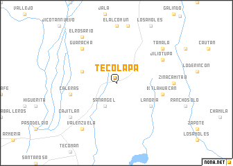 map of Tecolapa