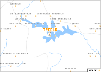 map of Tecola