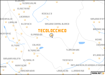 map of Tecoloc Chico