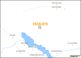 map of Tecolote