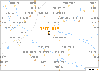 map of Tecolote