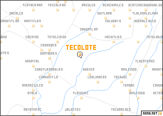 map of Tecolote