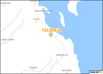 map of Tecomaja