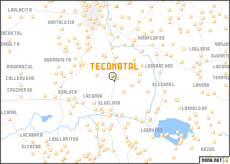 map of Tecomatal