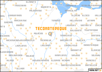 map of Tecomatepeque