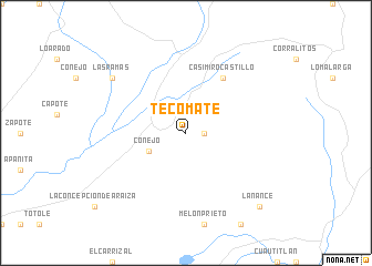 map of Tecomate