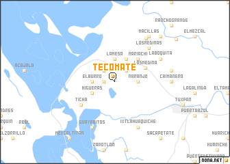 map of Tecomate