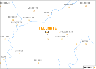 map of Tecomate