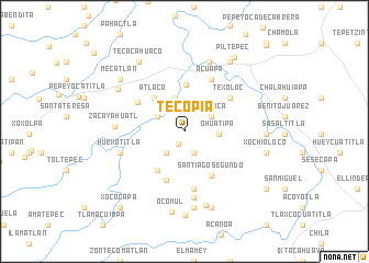 map of Tecopia