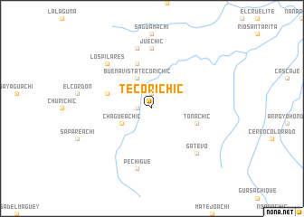map of Tecorichic