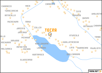 map of Tecra