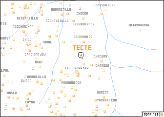 map of Tecte