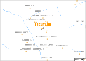 map of Tecutlan