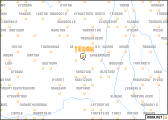 map of Tedaw