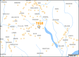 map of Teda